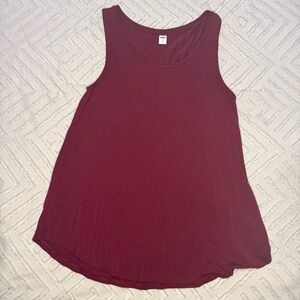 Old Navy Burgundy Basic Tank | S